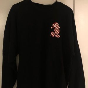 Disney Parks Spirit Jersey Candy Cane Stripe Christmas Adult Size S Like New